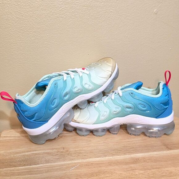 Air Vapormax Plus Mint Foam Laser Blue Shoes DQ7651-300 Women's Size 7 - Picture 4 of 7